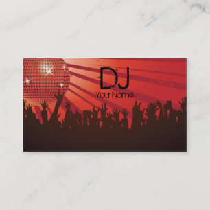 Disco Ball - DJ Tarjeta de presentación