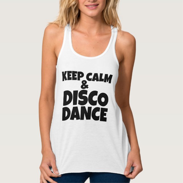 DISCO DANCE T-SHIRTS TETETETANK TOPS (Anverso)