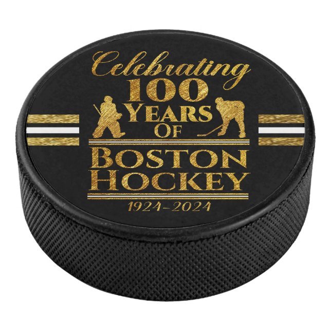 Disco De Hockey 100 Años De Hockey De Boston (3/4)