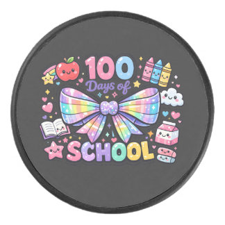 Disco De Hockey 100 Días De Escuela