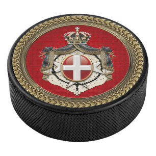 Disco De Hockey [400] Orden de Malta - Escudo de armas SMOM