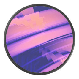 DISCO DE HOCKEY ABSTRACTO DE AGUA DE CAÍDA DE AGUA