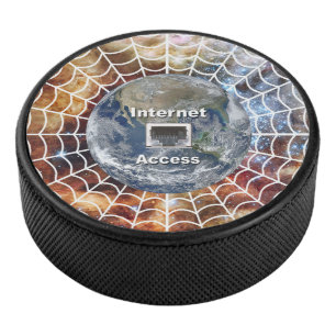 Disco De Hockey Acceso a Internet en Internet en la Tierra