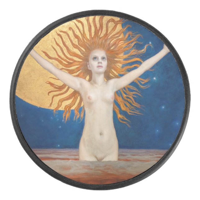 Disco De Hockey Akseli Gallen-Kallela - Ad Astra (Anverso)