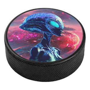 Disco De Hockey Alien Wisdom Psychedelic Scifi Art
