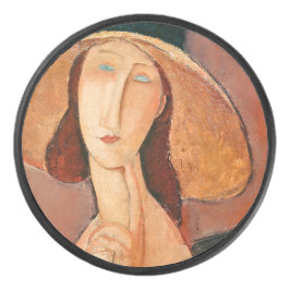 Disco De Hockey Amedeo Modigliani - Jeanne Hebuterne en gran Gorra
