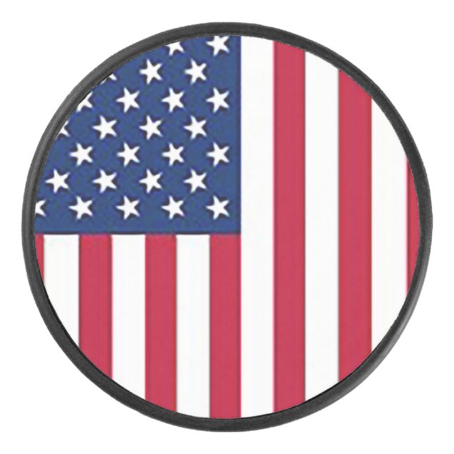 Disco De Hockey American flag (Anverso)