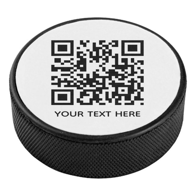 Disco De Hockey Añadir su propio código QR Análisis de texto Simpl (3/4)