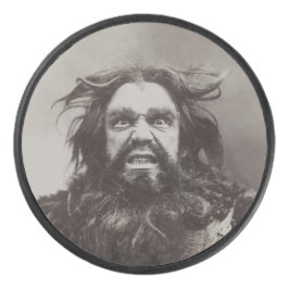 Disco De Hockey Angry Dude - Hockey Puck