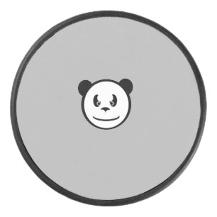 Disco De Hockey Angry Panda Hockey Puck