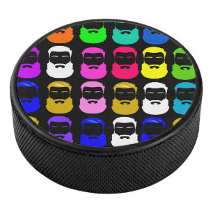 Disco De Hockey Anuncios abstractos de la pista de hockey