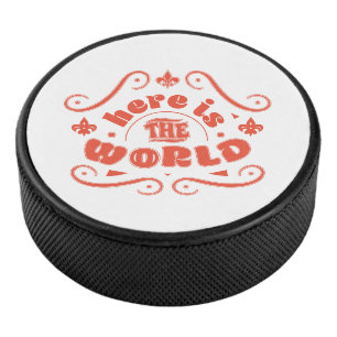 Disco De Hockey Aquí está el mundo