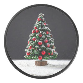 Disco De Hockey árbol de Navidad