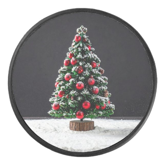 Disco De Hockey árbol de Navidad (Anverso)