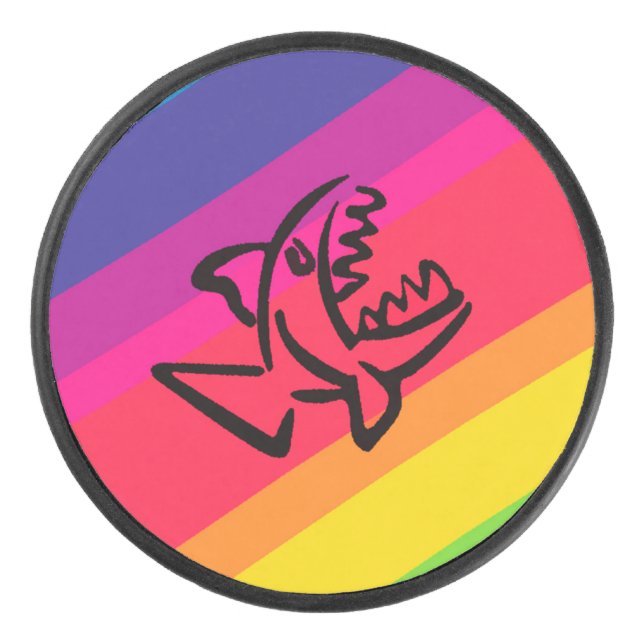 Disco De Hockey Arcoiris (Anverso)