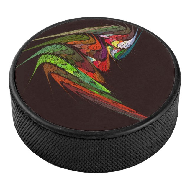 Disco De Hockey Arte abstracto de Chameleon (3/4)