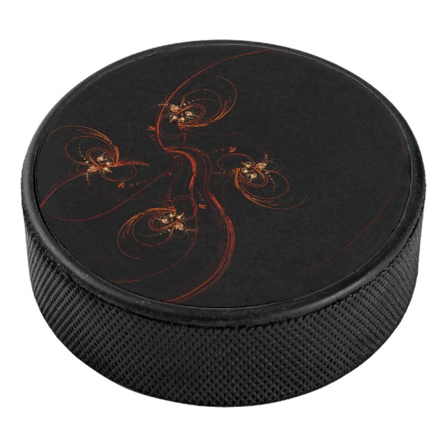 Disco De Hockey Arte abstracto fuera de la oscuridad (3/4)