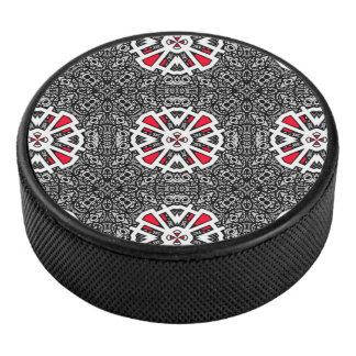 Disco De Hockey Arte uno del caleidoscopio del volumen dieciséis