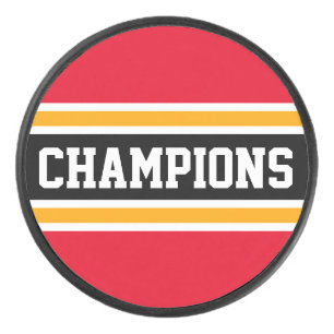 Disco De Hockey Audaces CHAMPIONS Atlético Tiras de Carreras Negra