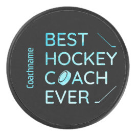 Disco De Hockey Azul congelado: mejor entrenador de hockey de todo