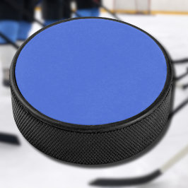 Disco De Hockey Azul Real Color Sólido | Clásico | Elegante