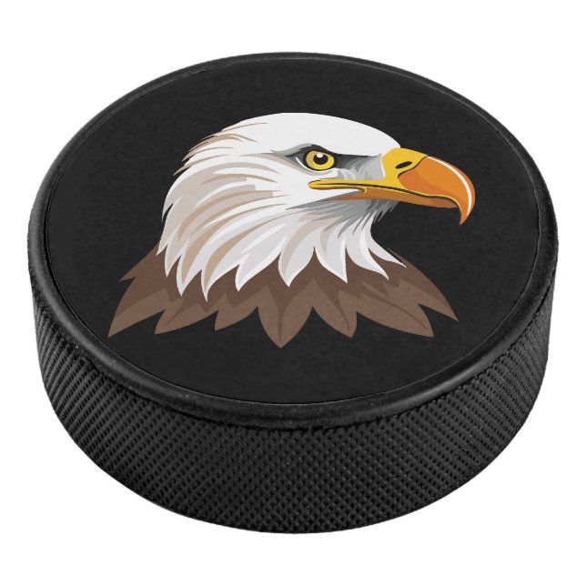 Disco De Hockey Bald eagle head (3/4)