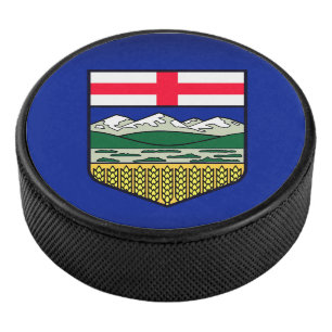 Disco De Hockey Bandera de Alberta - CANADÁ
