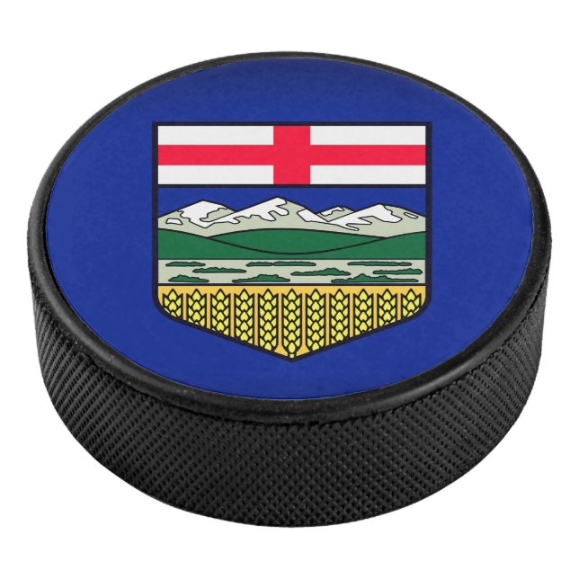 Disco De Hockey Bandera de Alberta - CANADÁ (3/4)