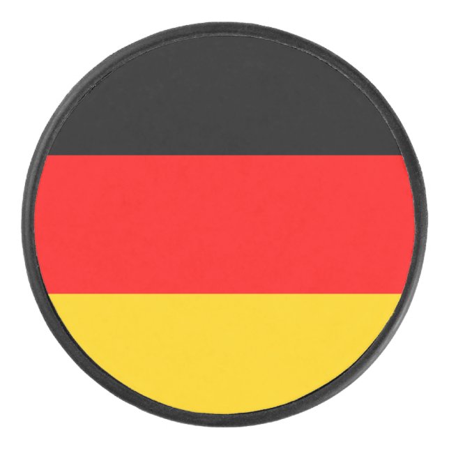 Disco De Hockey Bandera de Alemania (Anverso)