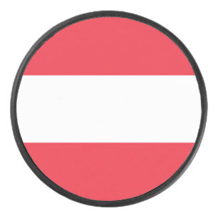 Disco De Hockey Bandera de Austria