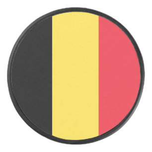 Disco De Hockey Bandera de Bélgica