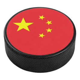 Disco De Hockey Bandera de China