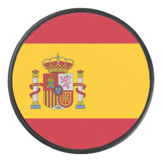 Disco De Hockey Bandera de España (Anverso)