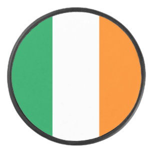 Disco De Hockey Bandera de Irlanda