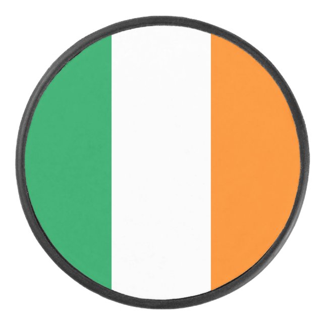 Disco De Hockey Bandera de Irlanda (Anverso)