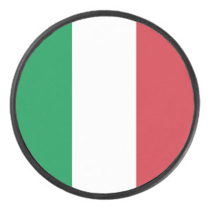 Disco De Hockey Bandera de Italia