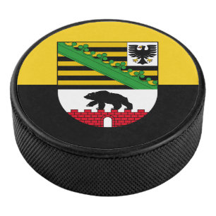 Disco De Hockey Bandera de la pista de hockey de Sarre