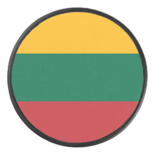 Disco De Hockey Bandera de Lituania