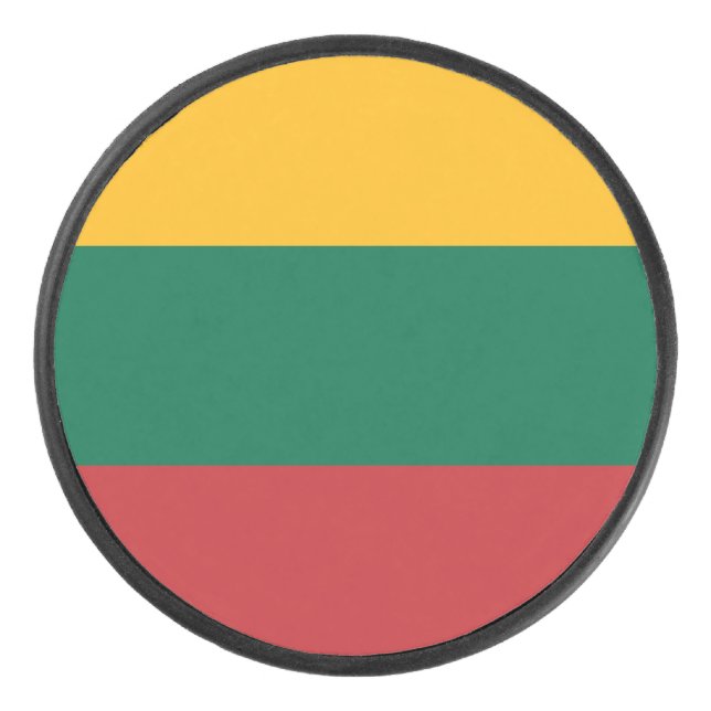 Disco De Hockey Bandera de Lituania (Anverso)