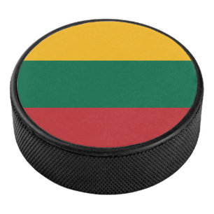 Disco De Hockey Bandera de Lituania