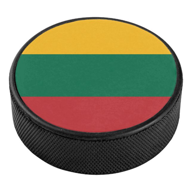 Disco De Hockey Bandera de Lituania (3/4)