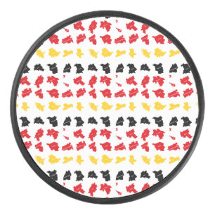 Disco De Hockey Bandera de los Estados alemanes