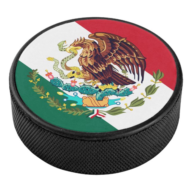 Disco De Hockey Bandera de México (3/4)