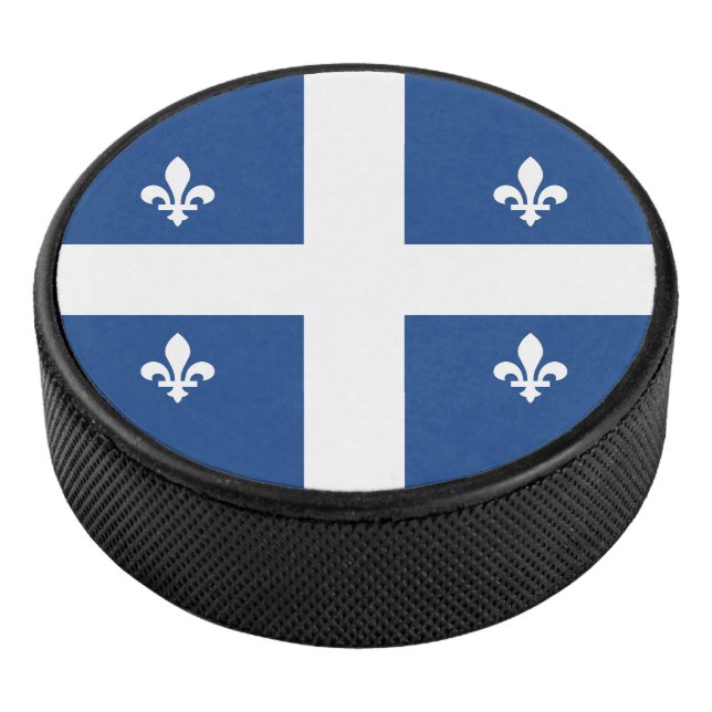 Disco De Hockey Bandera de Quebec, Canadá (3/4)