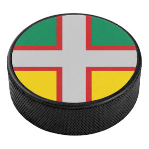Disco De Hockey Bandera de Saguenay-Lac-Saint-Jean (QUÉBEC)