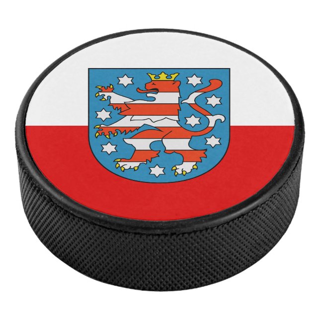 Disco De Hockey Bandera de Turingia (3/4)