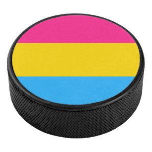 Disco De Hockey Bandera del orgullo pansexual LGBTQ