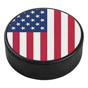 Disco De Hockey bandera estadounidense
