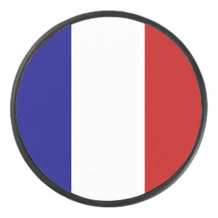 Disco De Hockey Bandera francesa