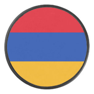 Disco De Hockey Bandera patriótica armenia